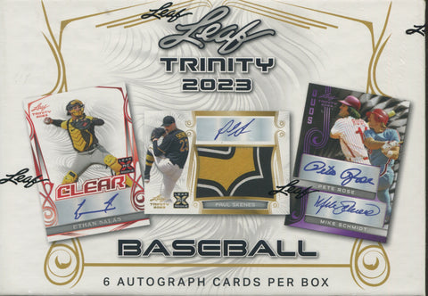 2023 Leaf Trinity Baseball Hobby, Box