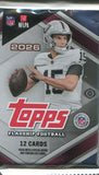 2026 Topps Football Hobby, Pack