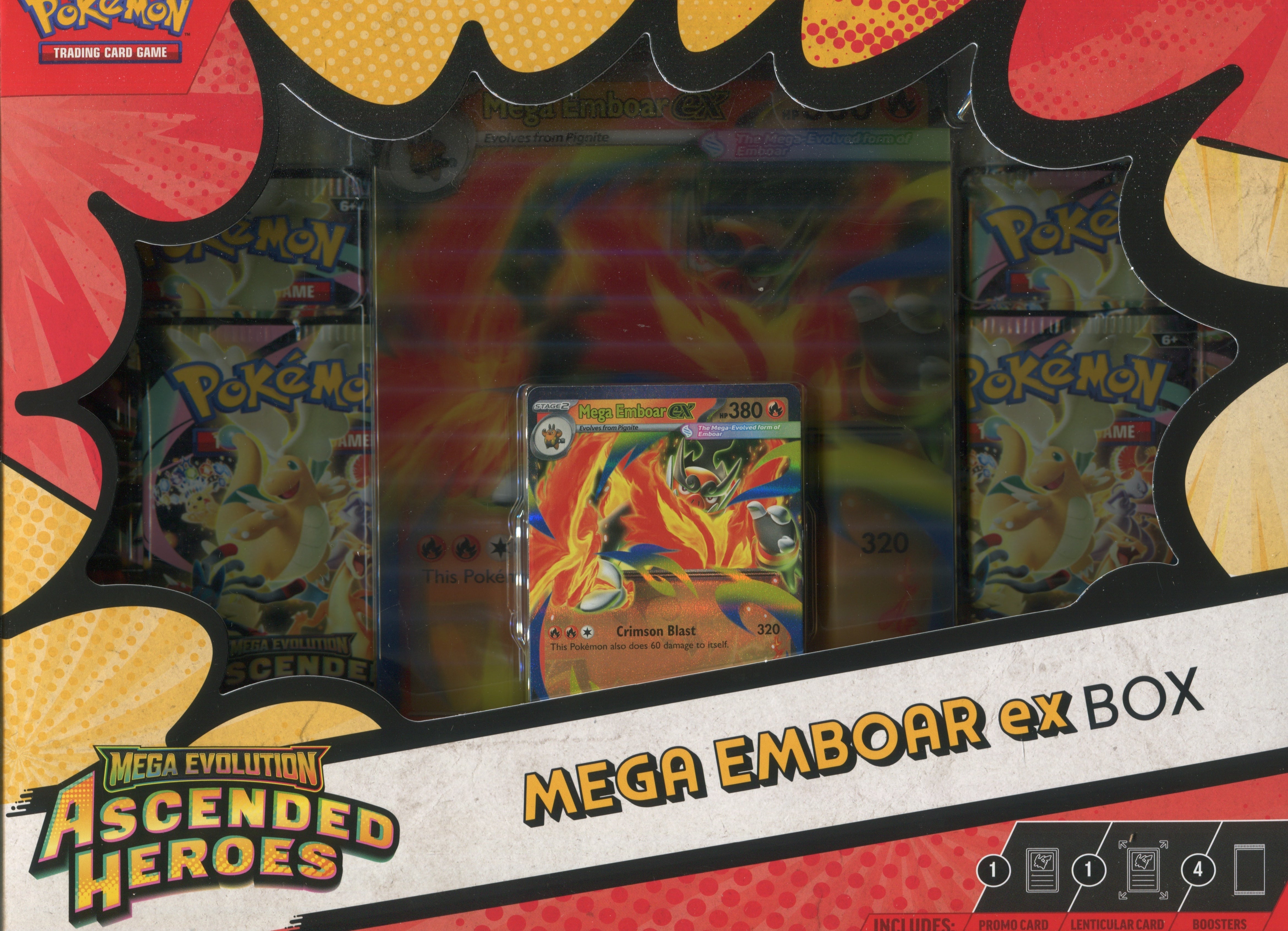 Pokemon Mega Evolution Ascended Heroes EX, Box (Random) Meganium/Feral