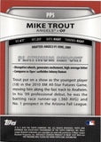 2010 Mike Trout Bowman Platinum Prospects #PP5 Los Angeles Angels 2