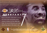 2000-01 Kobe Bryant Upper Deck Y3K STRENGTH #186 Los Angeles Lakers