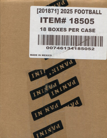2025 Panini Donruss Football Hobby, 18 Box Case *RELEASES 9/17*