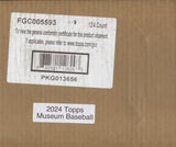 2024 Topps Museum Baseball Hobby, 12 Box Case