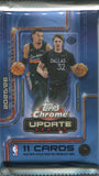 2025-26 Topps Chrome Update Series Basketball Jumbo, Pack *RELEASES 8/6*