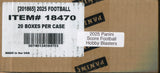 2025 Panini Score Football Hobby, 20 Blaster Box Case