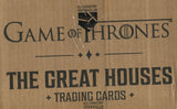 Game of Thrones The Great Houses Hobby (Rittenhouse), 20 Box Case