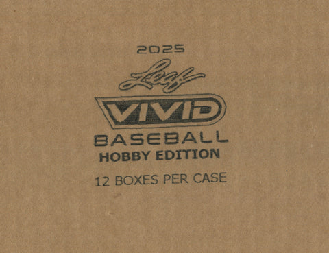 2025 Leaf Vivid Baseball Hobby, 12 Box Case *RELEASES 11/5*
