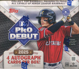2025 Topps Pro Debut Baseball Hobby Jumbo, 8 Box Case