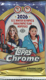 2026 Topps Chrome US Olympic & Paralympic Hopefuls Hobby, Pack *RELEASES 1/14*