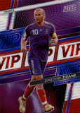 2026 Zinedine Zidane Panini THE NATIONAL VIP RED WHITE BLUE PRIZM 17/50 #ZZ FRANCE