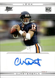 2007 Chris Leak Topps Performance ROOKIE JERSEY AUTOGRAPH 1/25 RC AUTO #108 Chicago Bears