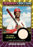 2024 Jordan Walker Topps Heritage CLUBHOUSE COLLECTION RELIC GAME-USED BAT 73/99 #CCR-JWA St. Louis Cardinals
