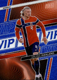 2026 Erling Haaland Panini THE NATIONAL VIP BLUE ICE PRIZM 33/75 #EH NORWAY