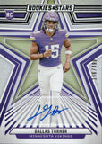 2024 Dallas Turner Panini Rookies & Stars ROOKIE AUTOGRAPH 196/499 RC AUTO #124 Minnesota Vikings