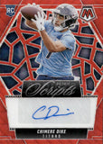 2025 Chimere Dike Panini Mosaic ROOKIE SCRIPTS RED PRIZM AUTOGRAPH RC AUTO #RS-CDE Tennessee Titans