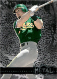 1996 Mark McGwire Fleer Metal Universe PLATINUM EDITION #101 Oakland A's