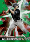 2024 Ryan Waldschmidt Bowman Chrome PLASMA POWER GREEN REFRACTOR 75/99 #PP-13 Arizona Diamondbacks