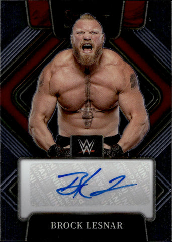 2022 Brock Lesnar Panini Select SIGNATURES AUTO AUTOGRAPH #SG-BLS Friday Night Smackdown
