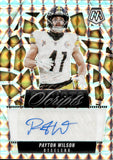 2025 Payton Wilson Panini Mosaic SCRIPTS AUTOGRAPH AUTO #SCR-PWN Pittsburgh Steelers