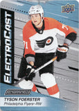 2023-24 Tyson Foerster Upper Deck Engrained ELECTROCAST #EC-50 Philadelphia Flyers