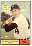 1961 George Thomas Topps ROOKIE RC #544 Detroit Tigers 1 BV$50 *HIGH NUMBER*