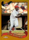 2002 Edgar Renteria Topps Chrome GOLD REFRACTOR #37 St. Louis Cardinals 1