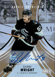 2022-23 Shane Wright Upper Deck Trilogy ROOKIE PREMIERES AUTOGRAPH LEVEL 1 143/149 RC AUTO #147 Seattle Kraken