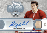 2022 Pete Mahovlich Leaf Lumber TWIG SIGS GAME-USED STICK AUTOGRAPH 2/9 AUTO #TS-PM1 Montreal Canadiens