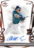 2023 Colt Emerson Leaf Trinity BRONZE ROOKIE AUTOGRAPH 83/99 RC AUTO #BA-CE1 Seattle Mariners