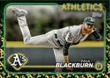 2024 Paul Blackburn Topps Series 2 TEAM COLOR BORDER VARIATION #647 Oakland A's