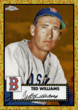 2021 Ted Williams Topps Chrome Platinum Anniversary 70TH ANNIVERSARY ORANGE/YELLOW REFRACTOR 3/25 #614 Boston Red Sox