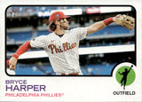 2022 Bryce Harper Topps Heritage IMAGE VARIATION #245 Philadelphia Phillies