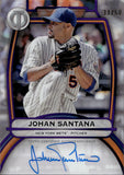 2025 Johan Santana Topps Tribute AUTOGRAPH PURPLE 31/50 AUTO #TA-JS New York Mets