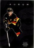 2024-25 Quinn Hughes Upper Deck Artifacts PURPLE AURUM 6/25 #A-QH Vancouver Canucks