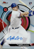 2023 Josh Jung Topps Finest AUTO ROOKIE AUTOGRAPH RC #FA-JJ Texas Rangers