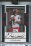 2024 Jayden Daniels Panini One ROOKIE ORIGINALS RC #OO-JDS Washington Commanders