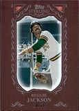 2009 Reggie Jackson Topps Sterling BURGUNDY 10/10 #20 Oakland A's