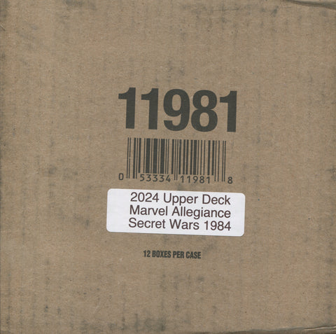 2024 Marvel Allegiance Secret Wars 1984 Hobby, 12 Box Case