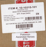 Pokemon Mega Evolution Ascended Heroes, 10 Elite Trainer Box (ETB) Case