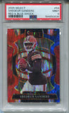2025 Shedeur Sanders Panini Select RED & BLUE SHOCK ROOKIE RC PSA 9 #54 Cleveland Browns 0836