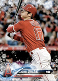 2018 Shohei Ohtani Topps HOLIDAY MEGA ROOKIE RC #HMW17 Los Angeles Angels