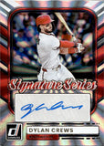 2026 Dylan Crews Panini Donruss SIGNATURE SERIES AUTOGRAPH AUTO #SS-DC Washington Nationals