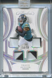 2025 Travis Hunter Panini Flawless ROOKIE SHOWCASE QUAD PATCH 16/20 RELIC #RS-THR Jacksonville Jaguars