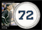 2012 Carlton Fisk Topps SERIES TWO COMMEMORATIVE RETIRED NUMBER PATCH #RN-CF Chicago White Sox
