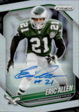 2025 Eric Allen Panini Prizm PRIZM AUTOGRAPH AUTO #17 Philadelphia Eagles