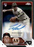 2023 Casey Schmitt Topps Chrome ROOKIE AUTOGRAPH RC AUTO #AC-CSC San Francisco Giants