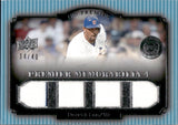 2008 Derrek Lee Upper Deck UD Premier PREMIER MEMORABILIA 4 JERSEY 34/40 #PM4-DL Chicago Cubs