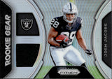 2019 Josh Jacobs Panini Prizm ROOKIE GEAR PRIZM JERSEY RC #RG-JJ Oakland Raiders
