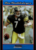 2007 Ben Roethlisberger Bowman Chrome BLUE REFRACTOR 106/150 #BC120 Pittsburgh Steelers