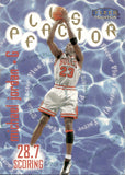 1998-99 Michael Jordan Fleer Tradition PLUS FACTOR #142 Chicago Bulls *NRMT*